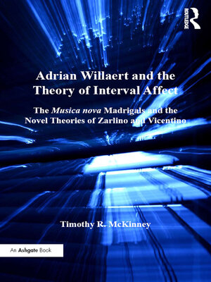 cover image of Adrian Willaert and the Theory of Interval Affect